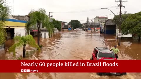 Brazil landslides and massive flooding kills dozens | BBC News