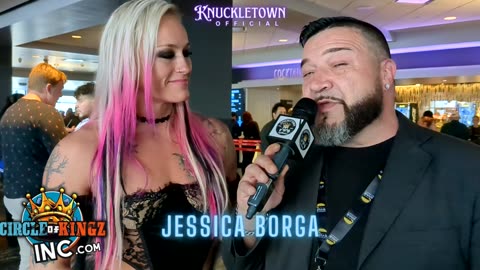 BKFC Star Jessica "Black Widow" Borga Talks Fast Future and Supporting Teammates at Knucklemania