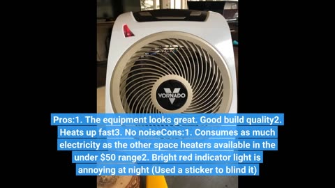 Vornado AVH10 Vortex #Heater with Auto Climate Control-Overview