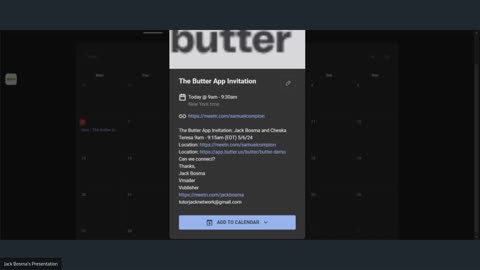 The Butter App Invitation