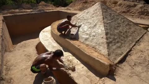 this is how i build house and swimming pool