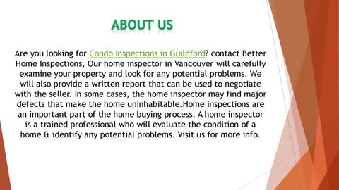 Are you looking for Condo Inspections in Guildford?