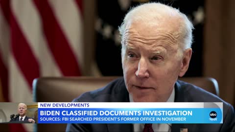 FBI searched Biden's old office last year after lawyers found classified documents l GMA