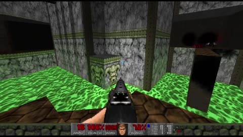 Brutal Doom 2 - Hell on Earth - Pistol Start - Hard Realism - The Catacombs (level 22)