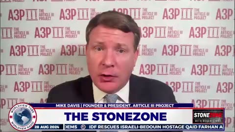 Fmr Senate Counsel Says Jack Smith Charges = Election Interference - Mike Davis Joins The StoneZONE