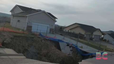 Giant sinkholes in a South Dakota neighborhood make families fear for their safety