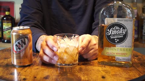 Ole Smoky Peach Whiskey & A&W Cream Soda