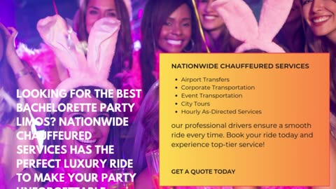 Bachelorette Party Limo Service