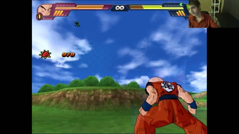 Dragon Ball Z Budokai Tenkaichi 3 Battle #102 With Live Commentary - Krillin VS Saibaman