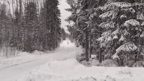 Elfyn Evans Rally Sweden 2022 test Toyota GR Yaris Rally1