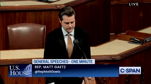 Matt Gaetz Delivers the REAL State of the Union Address That Biden Won't