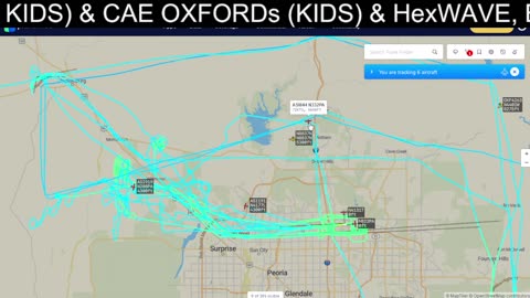 N424PA and N4177L gang stalking Wittmann AZ like a religion from UTAH - Feb 7th 2023 - 10:53am