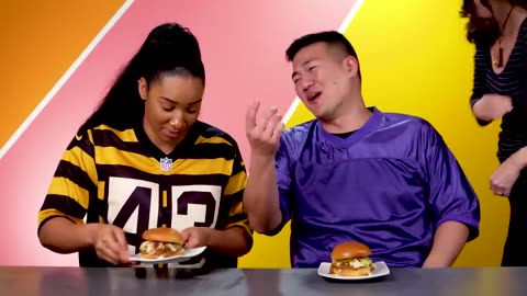 Eat In One Second - Super Bowl Snacks! (Buffalo Wings, Walking Taco, Pulled Pork Sandwiches)