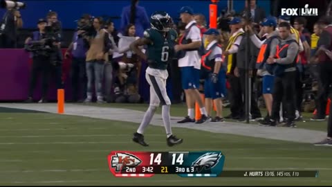 KANSAS CHIEFS VS PHILADELPHIA EAGLES 2ND QTR GAME HIGHLIGHTS.