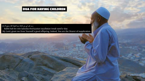 DUA FOR HAVING CHILDREN