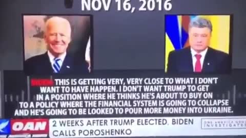 Trump exposing Biden Bribe tapes and his dealings in Ukraine