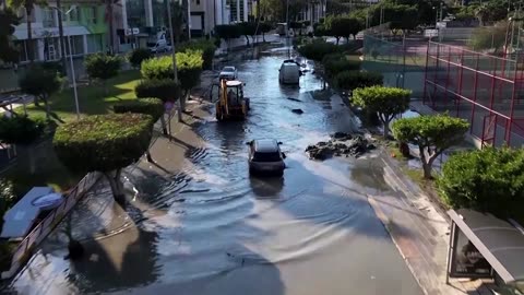 Sea level rises in Iskenderun city after quake