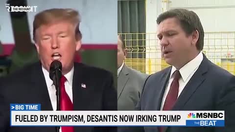 Disloyal DeSantis is a copy cat who desperately wishes he was Trump.