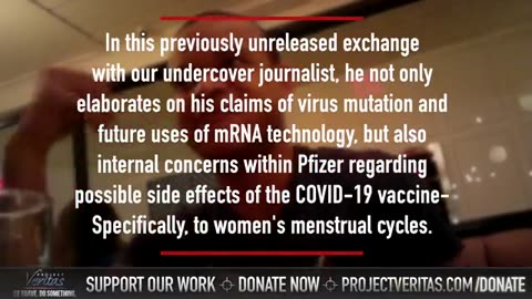 Project Veritas Director Concerned Over Women's Reproductive Heath After COVID-19 Vaccinations