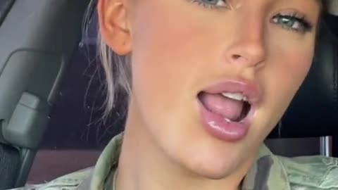 CUTE BABY 😎Blonde 😮 army hot girls