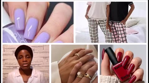 WEDDING RING, WOMAN PYJAMAS, NAIL POLISH