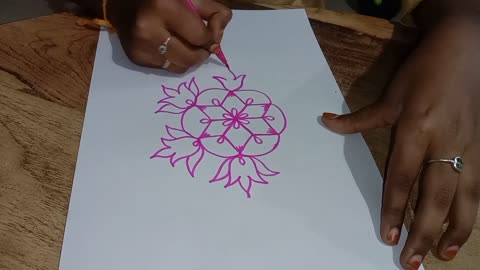 Easy & Simple creative Rangoli SimpleRangoli Design for festival Latest FestivalMuggulu