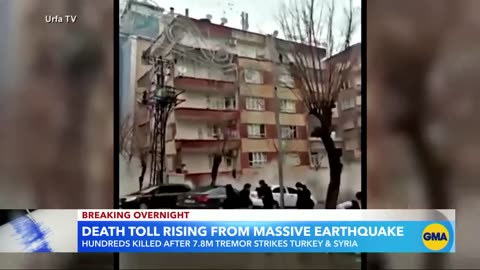 Thousands dead after 7.8-magnitude quake hits Turkey, Syria l GMA