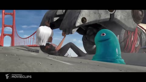 Monsters vs. Aliens (2009) - Golden Gate Grapple Scene (5_10) _ Movieclips