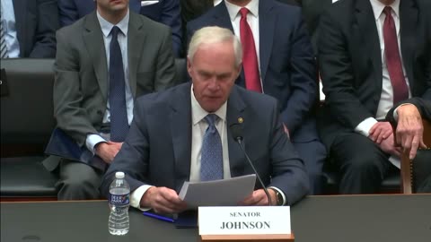 Sen. Johnson Testifies Before Government Weaponization Committee 2.9