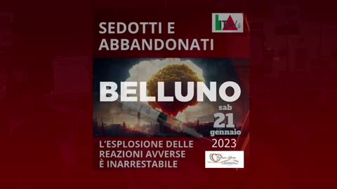 SEDOTTI E ABBANDONATI (Belluno 21 gennaio 2023)