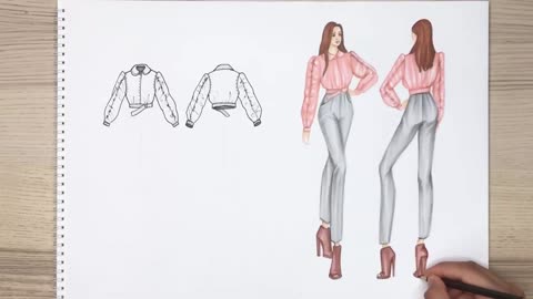 Blouse Design I Fashion Drawing Course