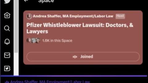 ANDREA SCHAFFER, MA EMPLOYMENT / LABOR LAW. 1/29 PFIZER / VACCINES / DOCTORS / LAWYERS / MANDATES