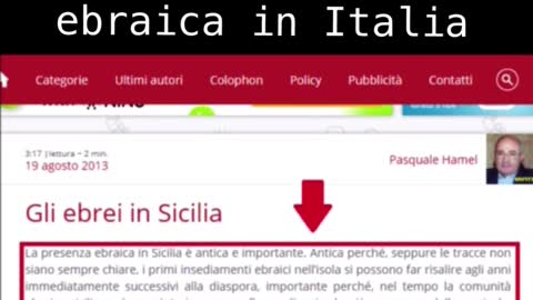 Tanto per chiarire la provenienza e origine di ogni malanno.✡️