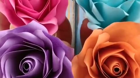 Paper flowers