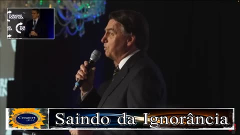 Bolsonaro no evento The Power of The People nos Estados Unidos