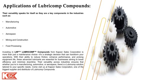 A Closer Look at Lubricomp Compounds: What You Need to Know