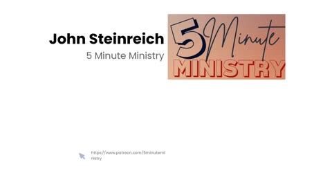 Introducing the “5 Minute Ministry”