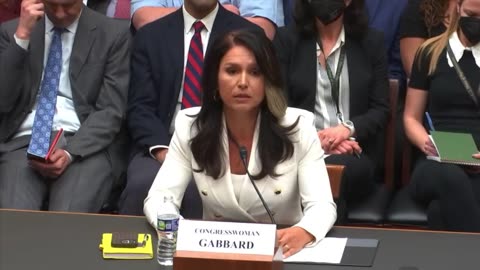 Tulsi Gabbard's Full Testimony Before Weaponization of the Federal Government Hearing