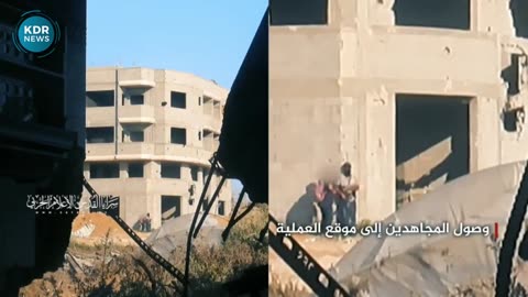 Al-Qassam Brigades released footage of the sniping of Israeli Major