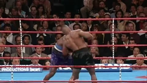 Mike Tyson (USA) vs Evander Holyfield (USA) - KNOCKOUT, BOXING fight, HD