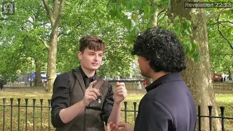 Speakers Corner_Young Bob vs Muslim_The Veil Of Allah_Convo Goes Downhill When M