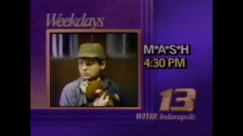 April 9, 1989 - WTHR Indianapolis 'M*A*S*H' Promo