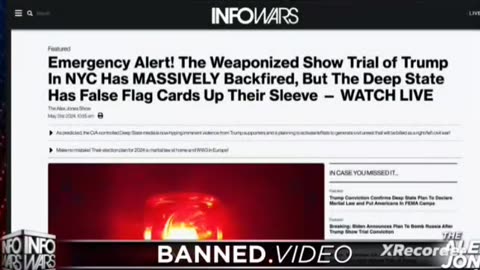 Alex Jones WARNS Trump Supporters About Upcoming False Flags By Global Elites