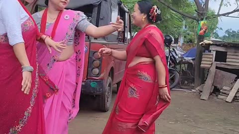 Nepali culcure dance teej program