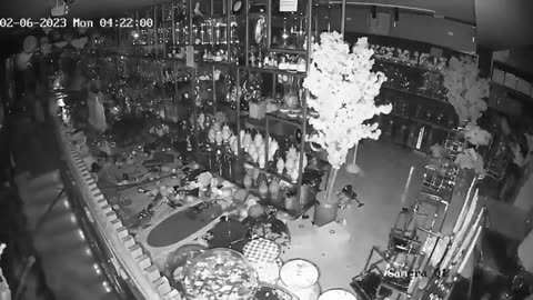 Gaziantep Moment of the earthquake caught on CCTV / Deprem Türkiye