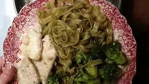 pasta and broccoli for my mother