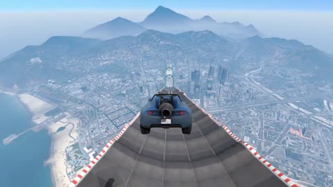 Gravity-Defying Adventures: GTA 5 Mega Ramp Madness