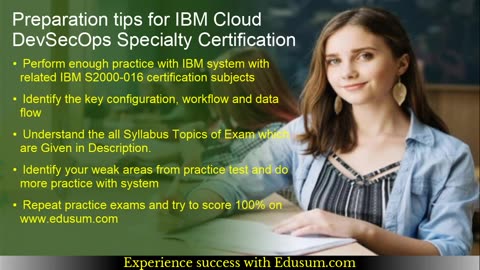 S2000-016 - IBM Cloud DevSecOps v1 Specialty Exam Questions