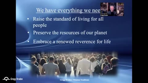 Gregg Braden - the Earth’s Population is Not a Problem, there is Something Far More Alarming