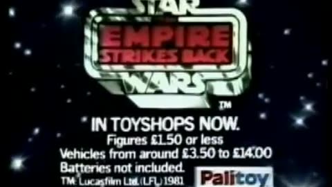 Star Wars Empire Strikes Back - Palitoy Vintage Toy Commercial #3 - British TV commercial from 1981